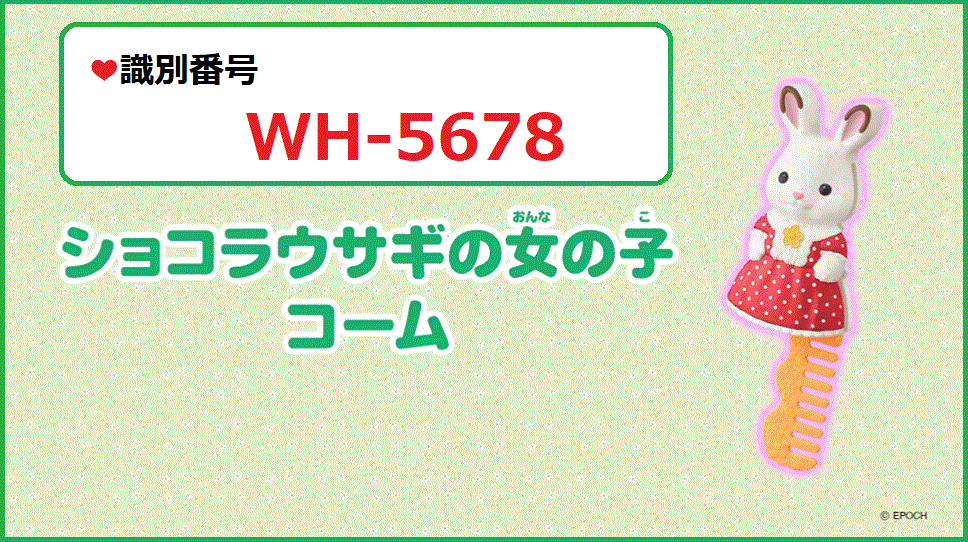 識別番号：WH-5678